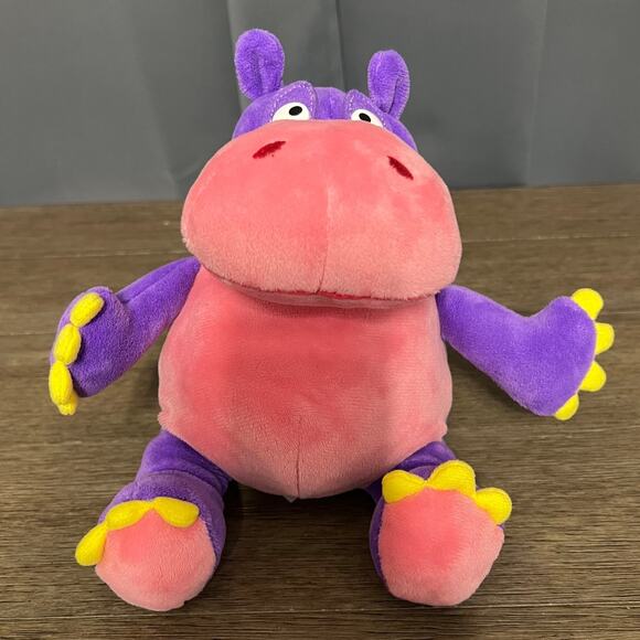 Merry Makers Hiccupotamus the Hippo Plush - Picture 2 of 6
